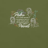 Image 3 of Pedro... "I'm going to have a panic attack" ... Pascal Doodle Tee (Dark Colors)