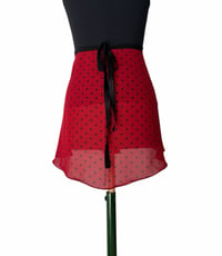 Image 4 of Burgundy Little black hearts