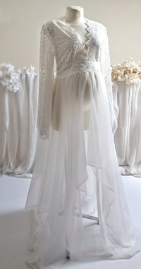 Image 1 of Off white dress for maternity photoshoots | Juliette | size S-M-L