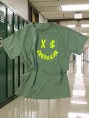 Image 1 of Military Green Signature Logo Tee