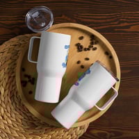 Image 2 of Custom Keepsake Travel mug with a handle