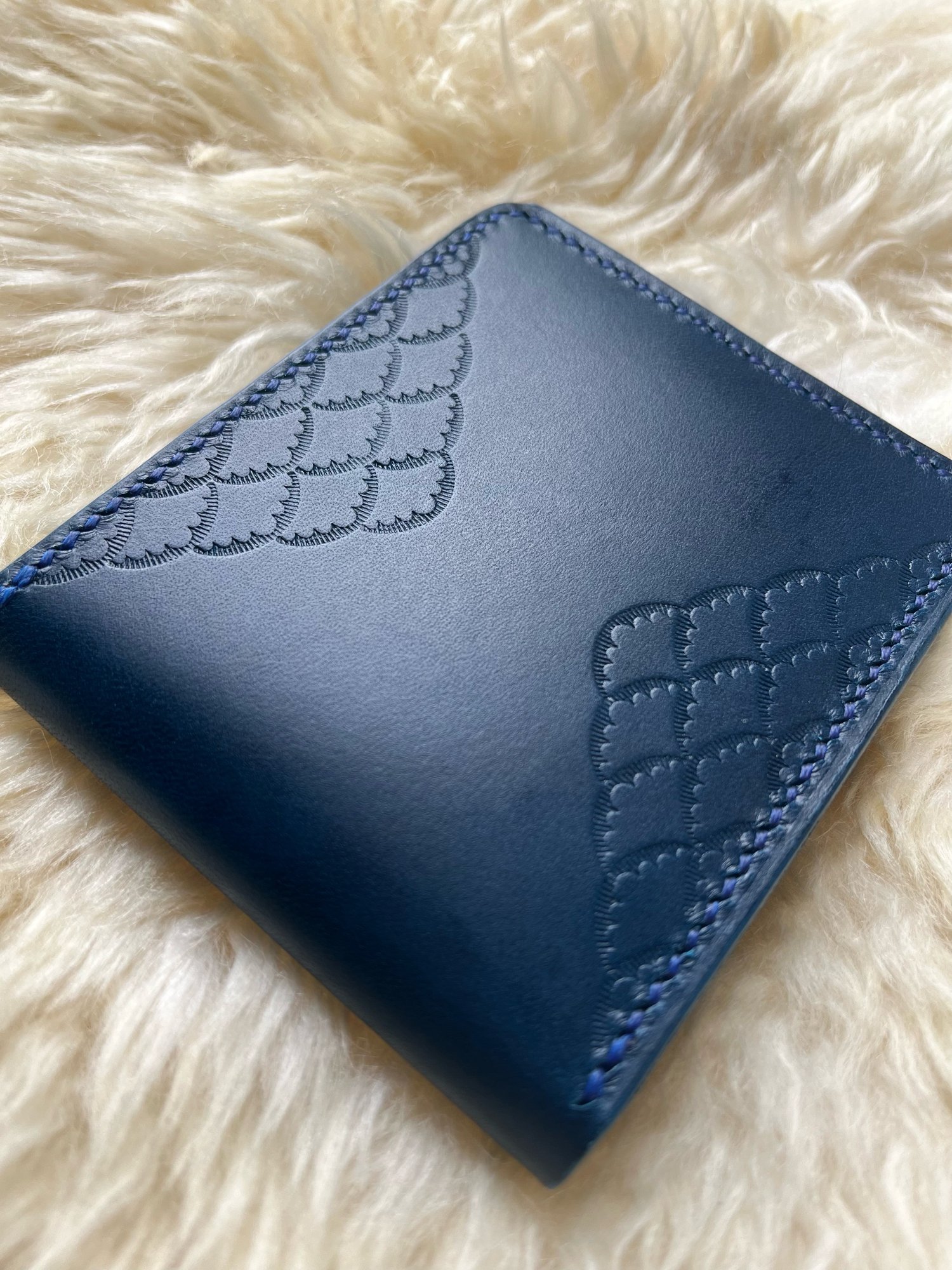 Image of Blue Buttero 8-Pocket Slim Bifold 