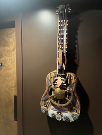 Image 2 of Found object sculptural guitar