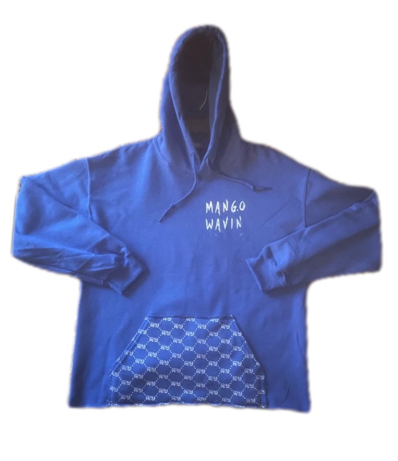 Image of Blue Cut N Sew hoodie 