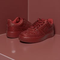 Image 2 of Crimson Rose Drip Air Force 1 