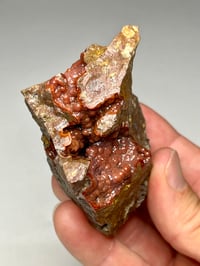 Image 10 of Red Botryoidal Chalcedony Specimen Peru #2455