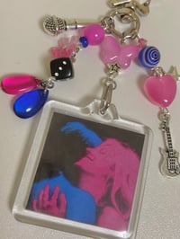 Image 2 of tv girl photo frame keychain