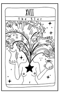 The Star Tarot Art Print