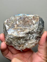 Image 12 of Rare Cyanotrichite On Quartz Matrix Specimen | Guizhou China