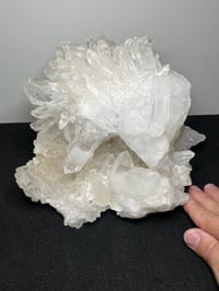Image 1 of Clear Quartz Points Cluster Statement Piece | Brazil #2936