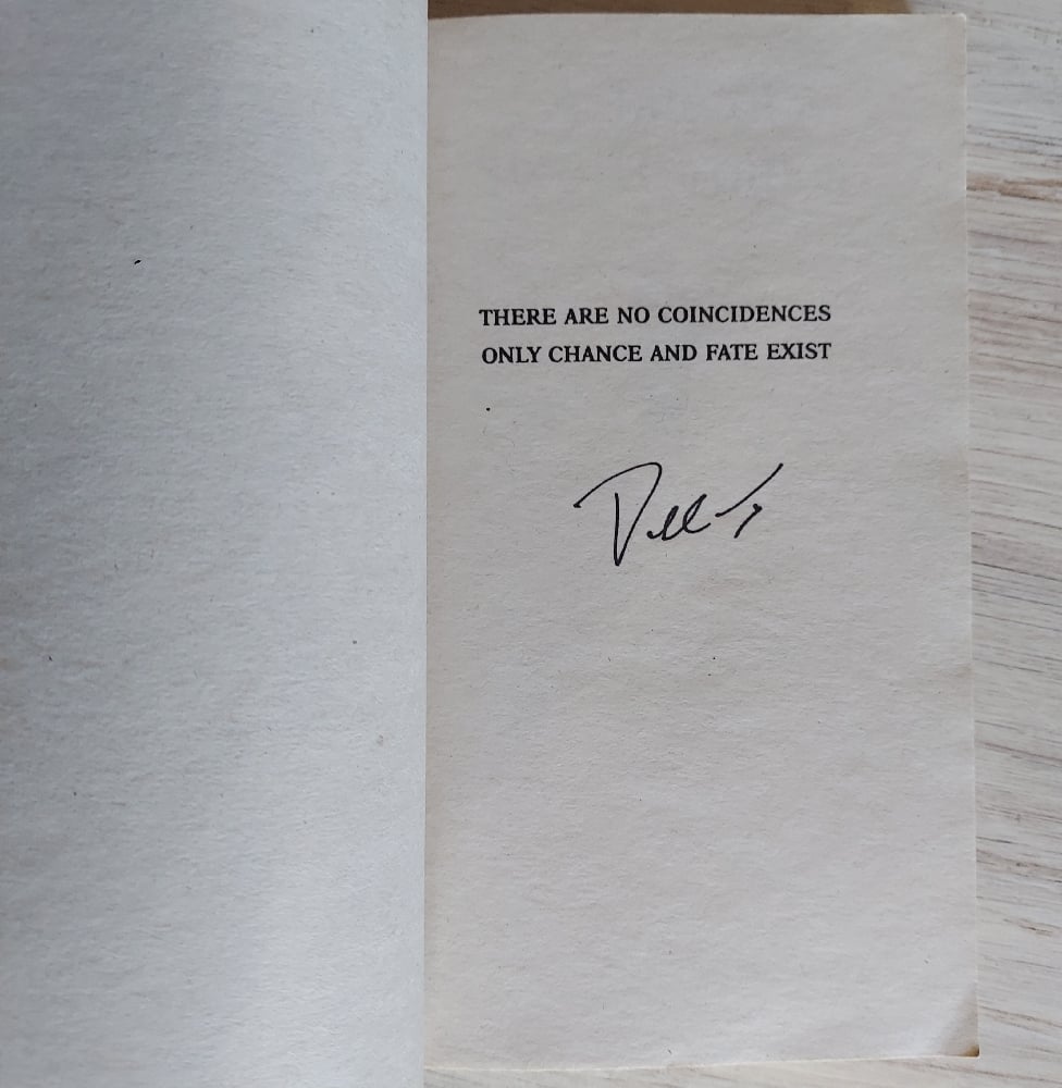 The Language of Fear, by Del James - SIGNED