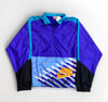 VTG 90s Nike Windbreaker Sz XL (SkyBlue/Purple/Black)