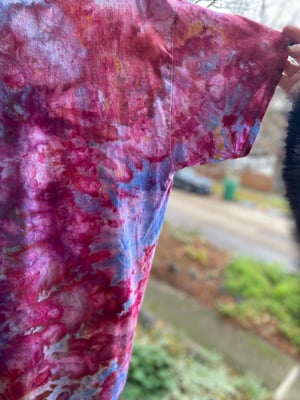 Image of XL Godzilla Be Gay Do Crime Tie Dye Shirt 10