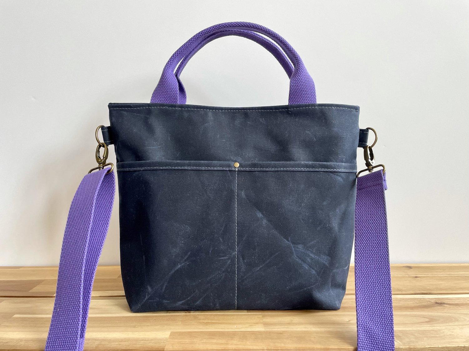 Image of PRE-ORDER Navy Crossbody Crafting Tote