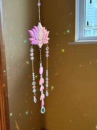 Image 3 of Lotus Flower Resin Sun Catcher