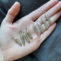 Image 2 of TINY cornichon (silver/bronze)