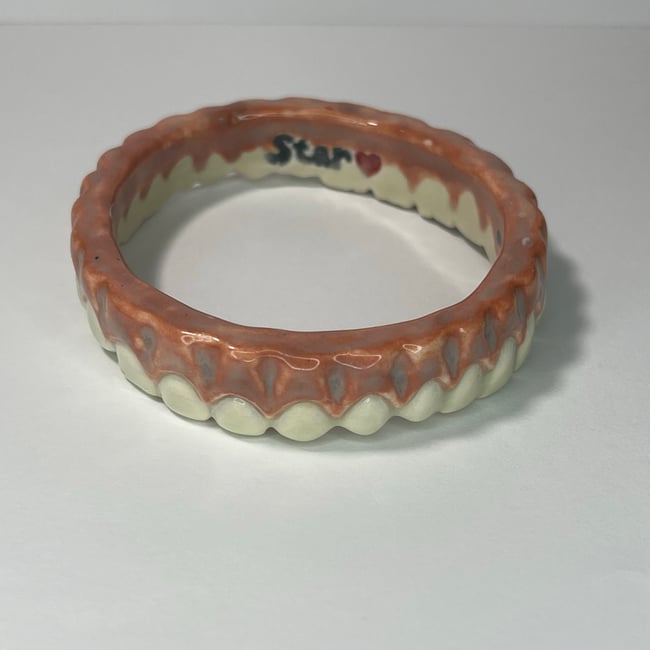 Teeth Bracelet F - 7.50 in Inner Circumference