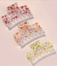 Image 1 of Sizzlin Summer Hair Claw Clip Sets