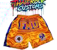 FMU ORANGE SATINSHORTS (Slim Fit)