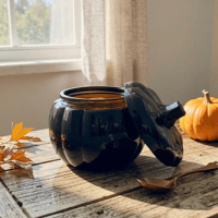 Image 3 of XL Ceramic Pumpkin | Keepsake Pumpkin Container