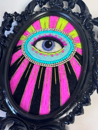 Image 2 of Mystic Eye - Large Neon & Black 