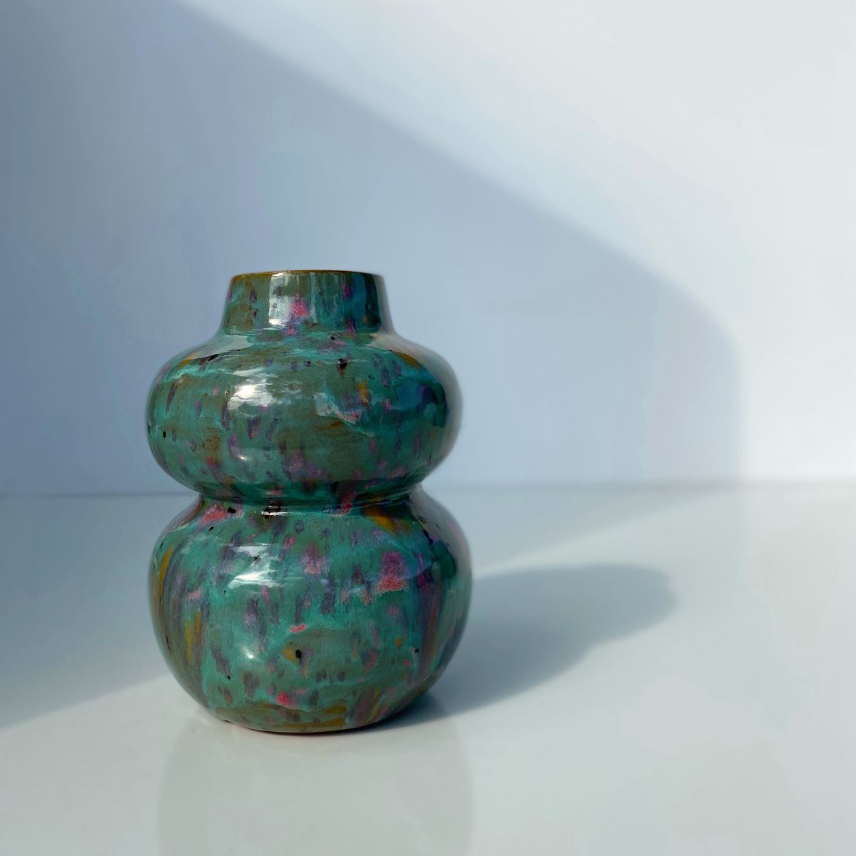 Confetti Curvy Vessel Cobalt & Kin