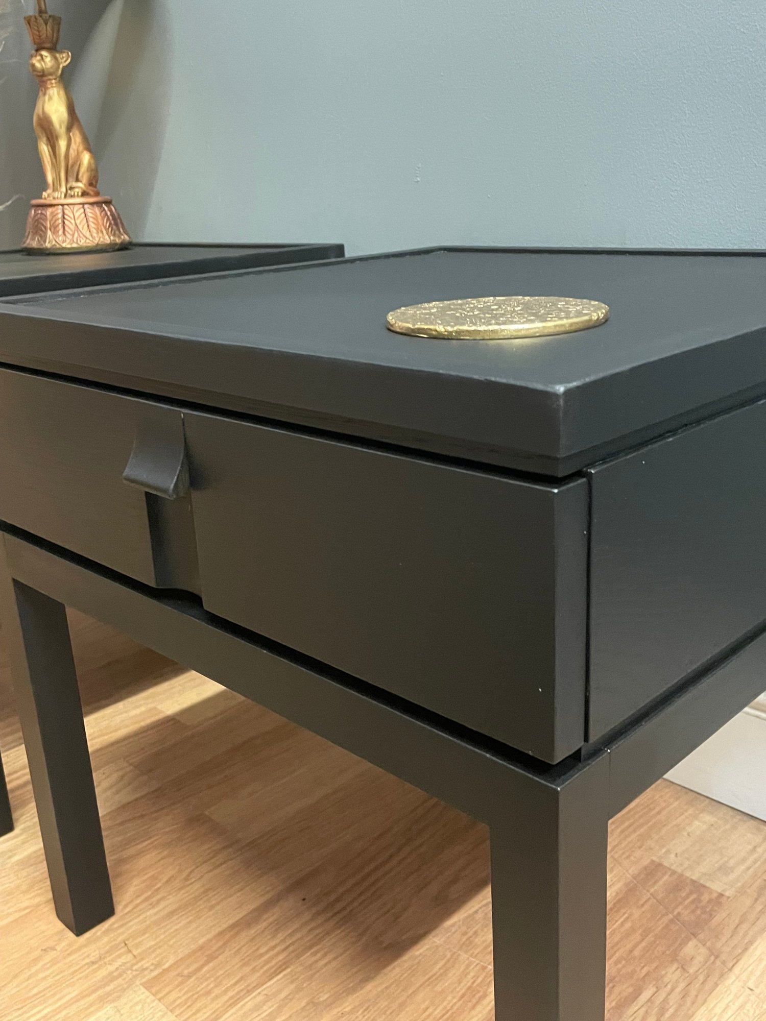 Image of All black bedside / side tables
