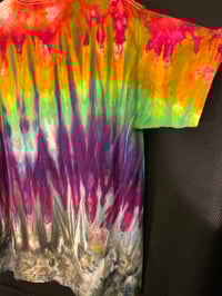 Image 6 of XL Hail Satan Tie Dye Shirt 1