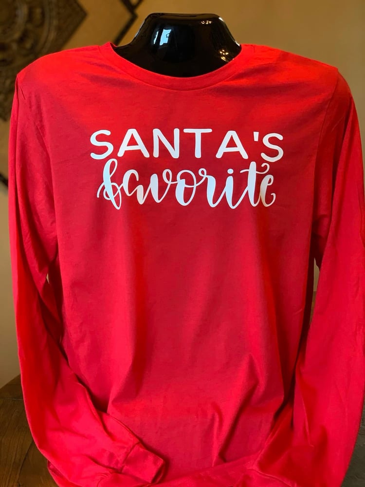 Image of Santas Favorite Sweatshirt & Tee