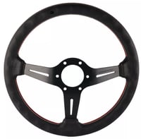 Image 3 of NARDI Black Leather 14inch Steering Wheel