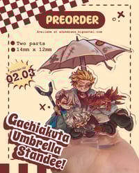 Image 1 of [PREORDER] Gachiakuta umbrella standee | Gachiakuta