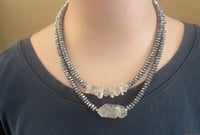 Image 5 of *new* SILVER HEMATITE w/Herkimers