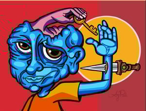 “The Key is Within” print