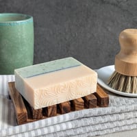 Image 1 of Seacliff Bar - Beachwood/Moss Soap