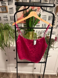Image 1 of MWT prettylittlething crop pink top
