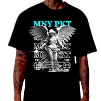 Image 1 of GUARDIAN ANGEL T-SHIRT// BLACK