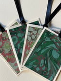 Marbled Holiday Gift Tags