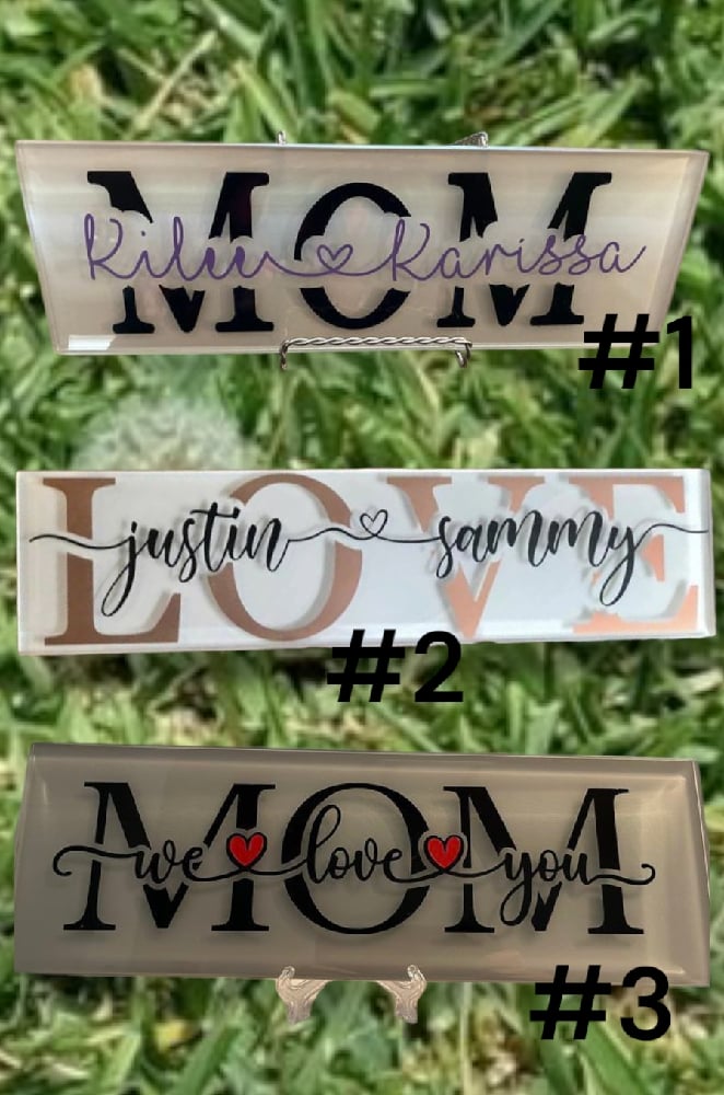 Image of Mom tile plaque