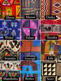 Image 5 of African Fabric Cross Body Bags 