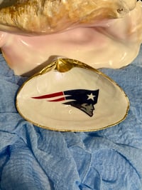 Image 2 of Patriots Clam Shell Trinket Dish