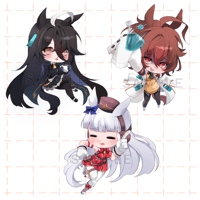Image 4 of Uma Musume Keychains and stickers  LIMITED STOCK