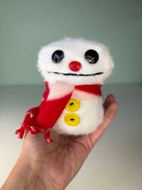 Image 4 of Mini Minky Weighted Snowmen 