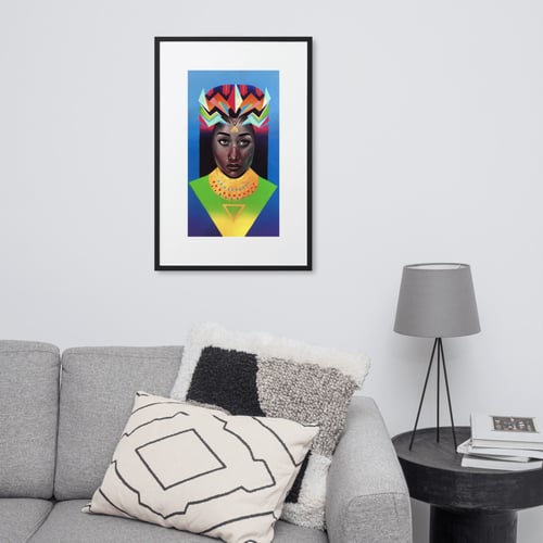 Image of Afroze Framed Art print