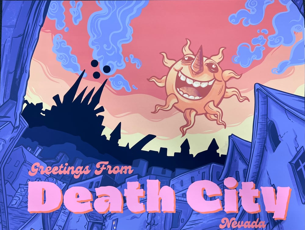 Image of Death City Postcard