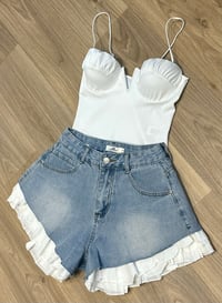 Image 1 of Bustier V front top - 3 colours 