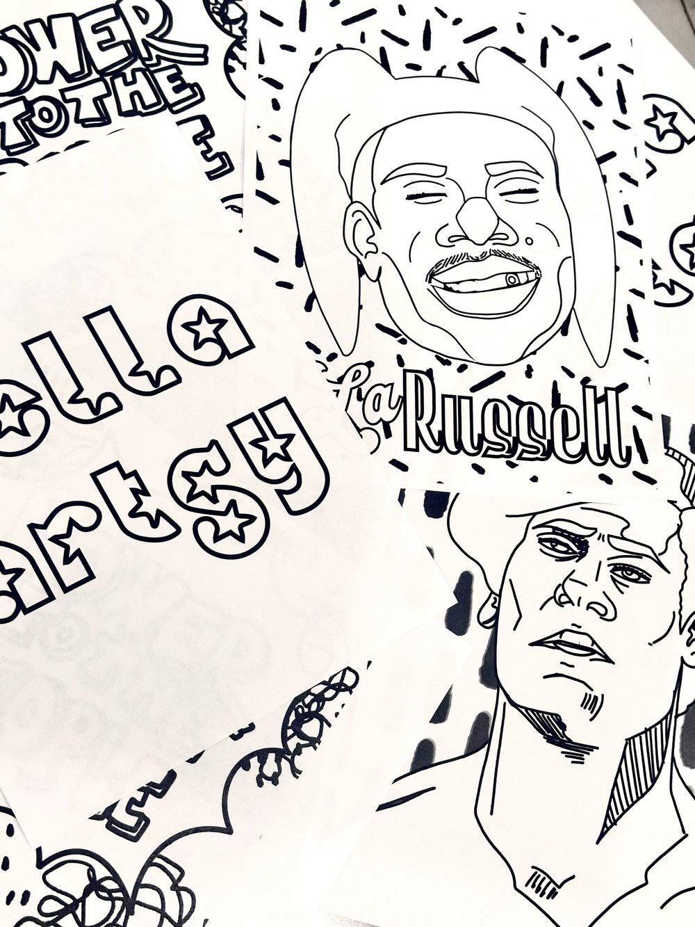 Hella Artsy Vol.7 Coloring Book