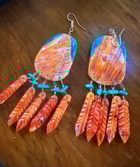 Image 1 of Clinton Pete Spiny oyster earrings 