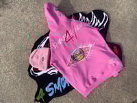 Image 2 of BXTCH IM HIGH PINK ZIP-UP