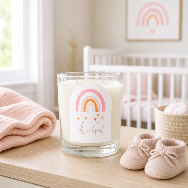 It’s a Girl - Baby Keepsake Candle - 400g