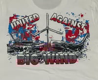 Image 2 of “United Against Big Wind” OSWF Protest T-Shirt 